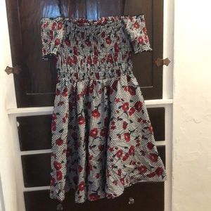City chic dress picnic floral